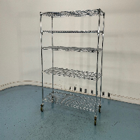 5' Portable Wire Shelving Unit image 0
